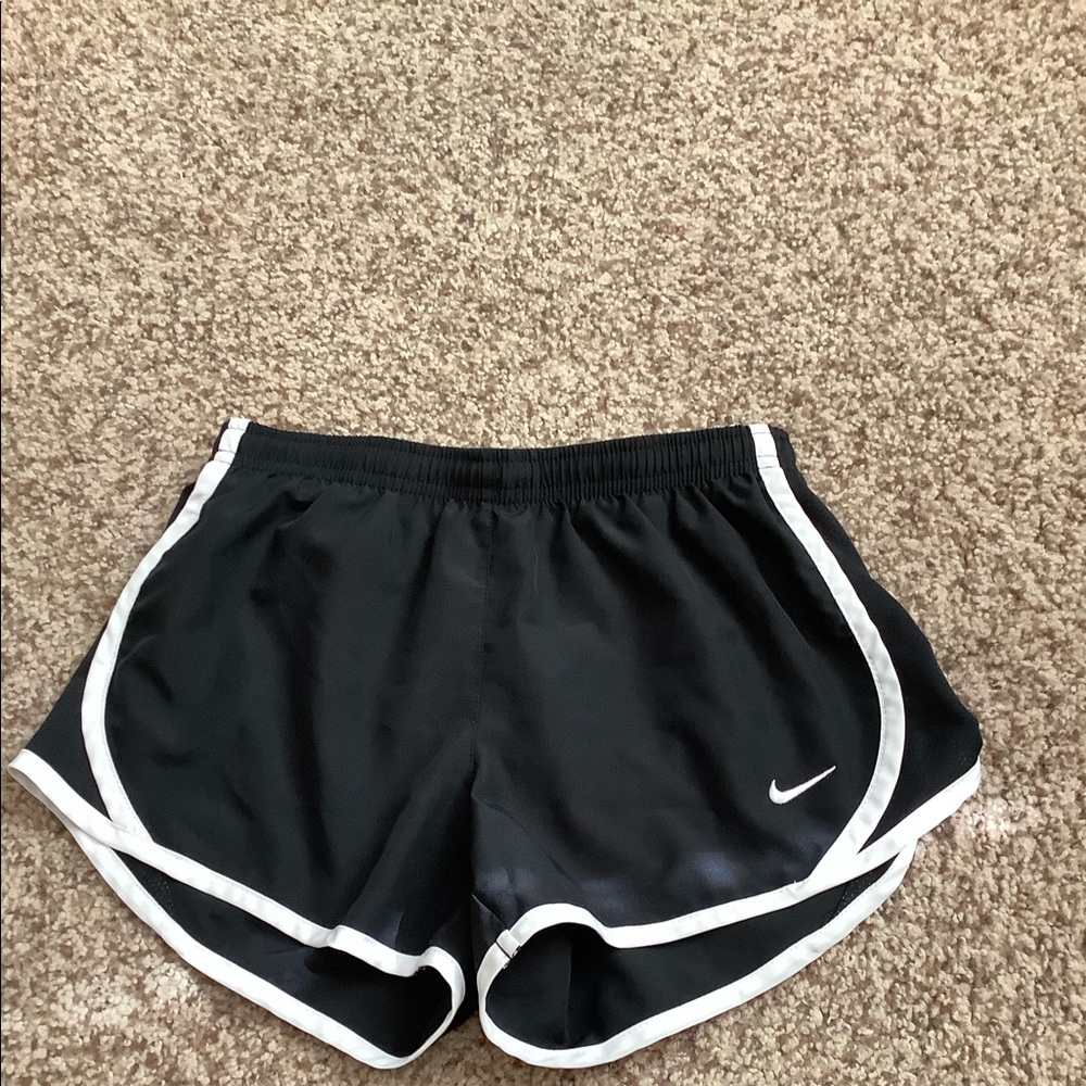 black Nike shorts